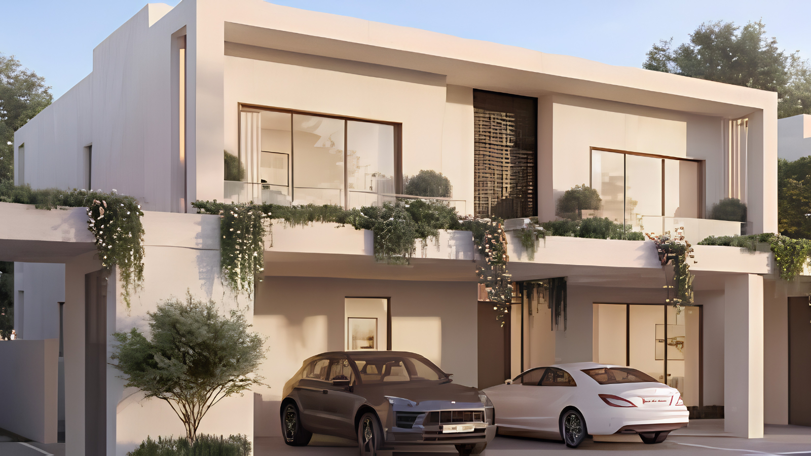 Wadeem Gardens exterior featuring Contemporary Arabic villa architecture